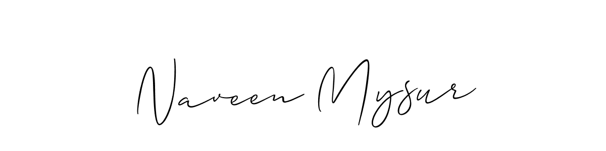 Best and Professional Signature Style for Naveen Mysur. Allison_Script Best Signature Style Collection. Naveen Mysur signature style 2 images and pictures png