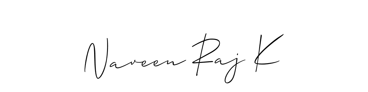 Also You can easily find your signature by using the search form. We will create Naveen Raj K name handwritten signature images for you free of cost using Allison_Script sign style. Naveen Raj K signature style 2 images and pictures png