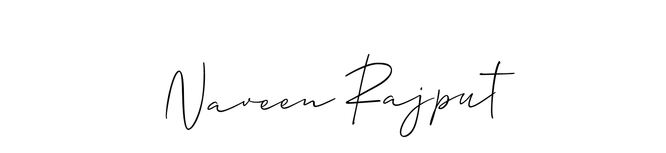 Use a signature maker to create a handwritten signature online. With this signature software, you can design (Allison_Script) your own signature for name Naveen Rajput. Naveen Rajput signature style 2 images and pictures png
