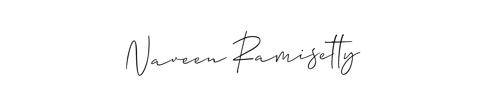 Make a beautiful signature design for name Naveen Ramisetty. Use this online signature maker to create a handwritten signature for free. Naveen Ramisetty signature style 2 images and pictures png