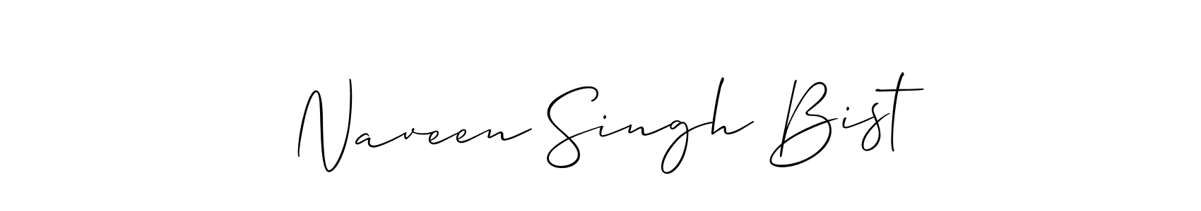 Also You can easily find your signature by using the search form. We will create Naveen Singh Bist name handwritten signature images for you free of cost using Allison_Script sign style. Naveen Singh Bist signature style 2 images and pictures png