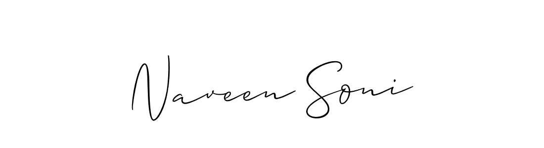 Also we have Naveen Soni name is the best signature style. Create professional handwritten signature collection using Allison_Script autograph style. Naveen Soni signature style 2 images and pictures png