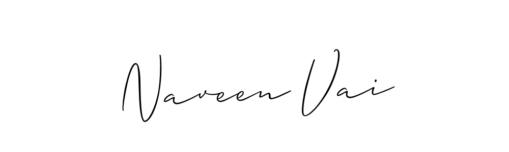 if you are searching for the best signature style for your name Naveen Vai. so please give up your signature search. here we have designed multiple signature styles  using Allison_Script. Naveen Vai signature style 2 images and pictures png