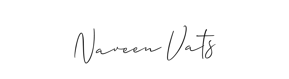 This is the best signature style for the Naveen Vats name. Also you like these signature font (Allison_Script). Mix name signature. Naveen Vats signature style 2 images and pictures png