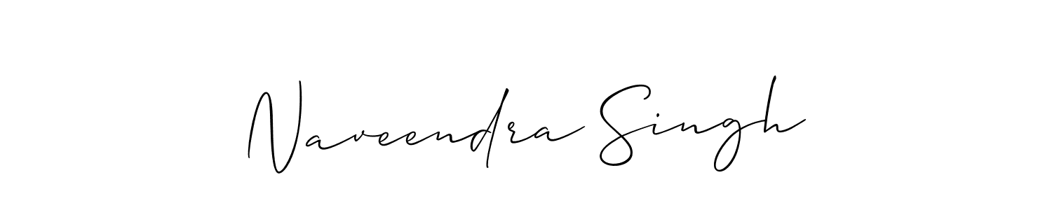 How to make Naveendra Singh name signature. Use Allison_Script style for creating short signs online. This is the latest handwritten sign. Naveendra Singh signature style 2 images and pictures png
