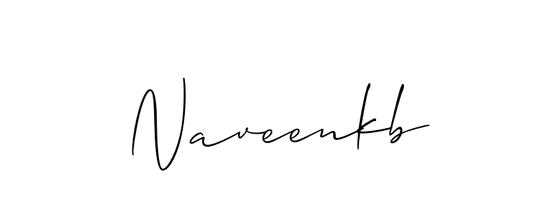How to Draw Naveenkb signature style? Allison_Script is a latest design signature styles for name Naveenkb. Naveenkb signature style 2 images and pictures png