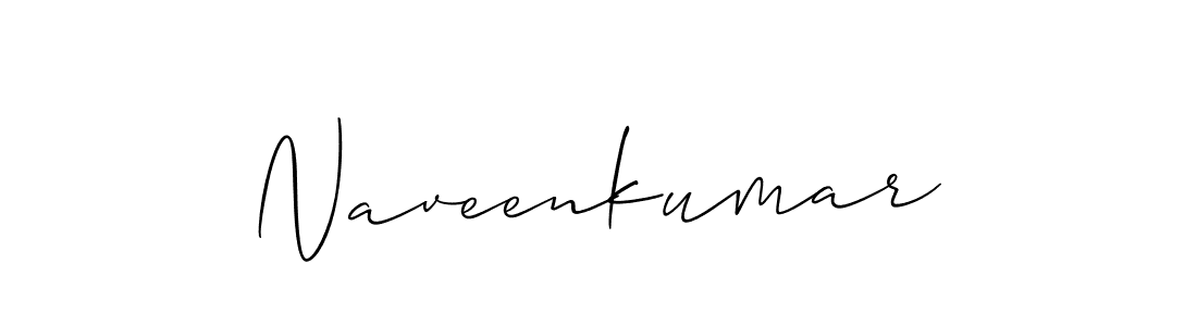 Create a beautiful signature design for name Naveenkumar. With this signature (Allison_Script) fonts, you can make a handwritten signature for free. Naveenkumar signature style 2 images and pictures png