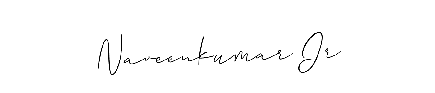 Similarly Allison_Script is the best handwritten signature design. Signature creator online .You can use it as an online autograph creator for name Naveenkumar Ir. Naveenkumar Ir signature style 2 images and pictures png
