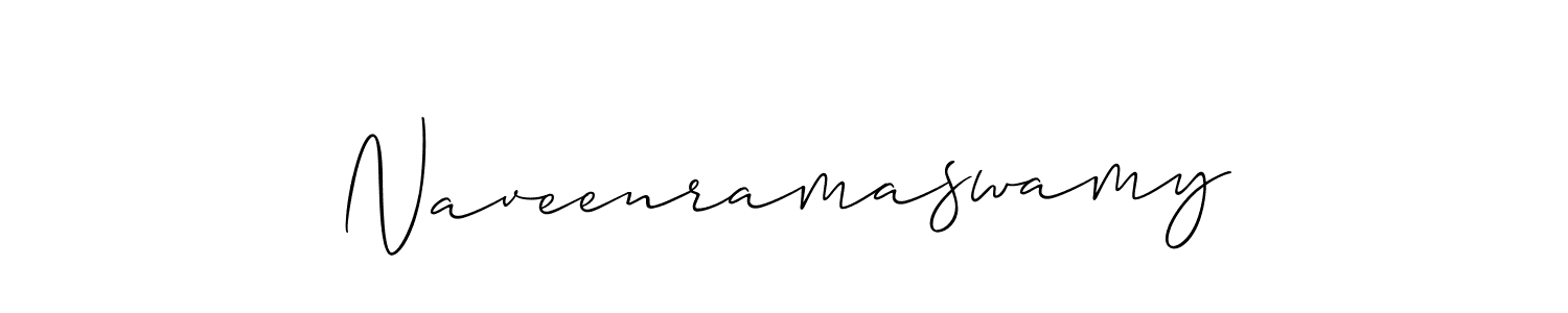 Also we have Naveenramaswamy name is the best signature style. Create professional handwritten signature collection using Allison_Script autograph style. Naveenramaswamy signature style 2 images and pictures png