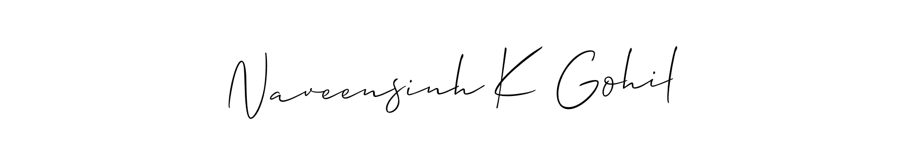 Best and Professional Signature Style for Naveensinh K Gohil. Allison_Script Best Signature Style Collection. Naveensinh K Gohil signature style 2 images and pictures png