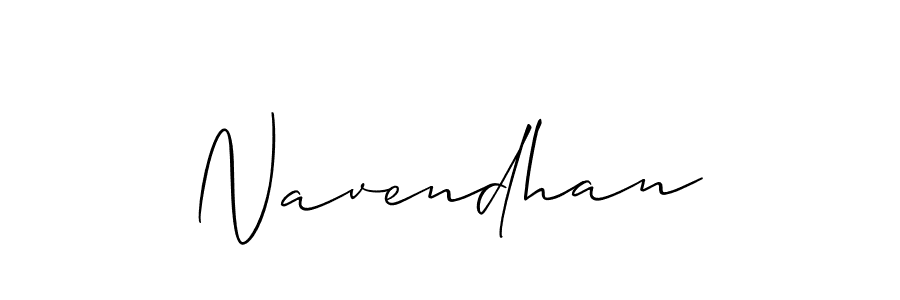 Also we have Navendhan name is the best signature style. Create professional handwritten signature collection using Allison_Script autograph style. Navendhan signature style 2 images and pictures png