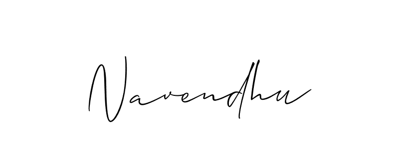 Best and Professional Signature Style for Navendhu. Allison_Script Best Signature Style Collection. Navendhu signature style 2 images and pictures png