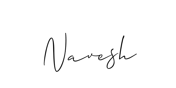 Also we have Navesh name is the best signature style. Create professional handwritten signature collection using Allison_Script autograph style. Navesh signature style 2 images and pictures png