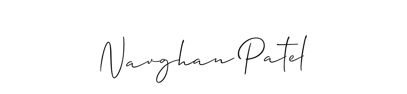 You should practise on your own different ways (Allison_Script) to write your name (Navghan Patel) in signature. don't let someone else do it for you. Navghan Patel signature style 2 images and pictures png