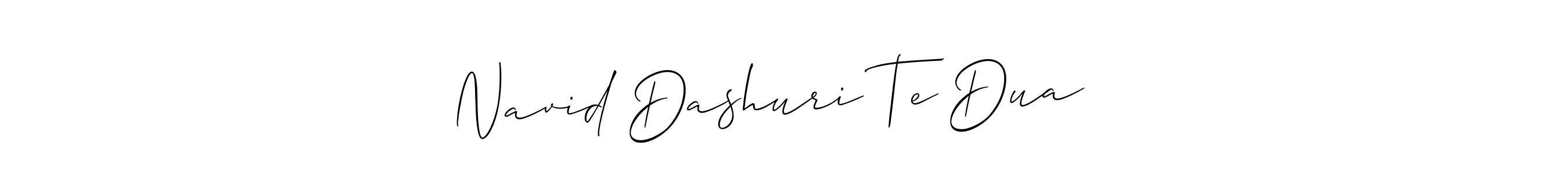 Also You can easily find your signature by using the search form. We will create Navid Dashuri Te Dua ❤️ name handwritten signature images for you free of cost using Allison_Script sign style. Navid Dashuri Te Dua ❤️ signature style 2 images and pictures png