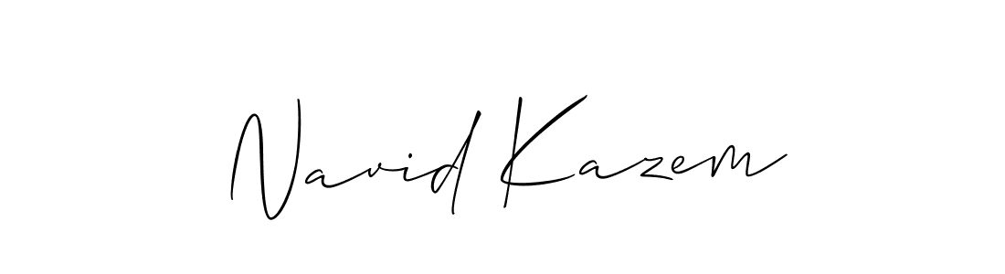 How to Draw Navid Kazem signature style? Allison_Script is a latest design signature styles for name Navid Kazem. Navid Kazem signature style 2 images and pictures png
