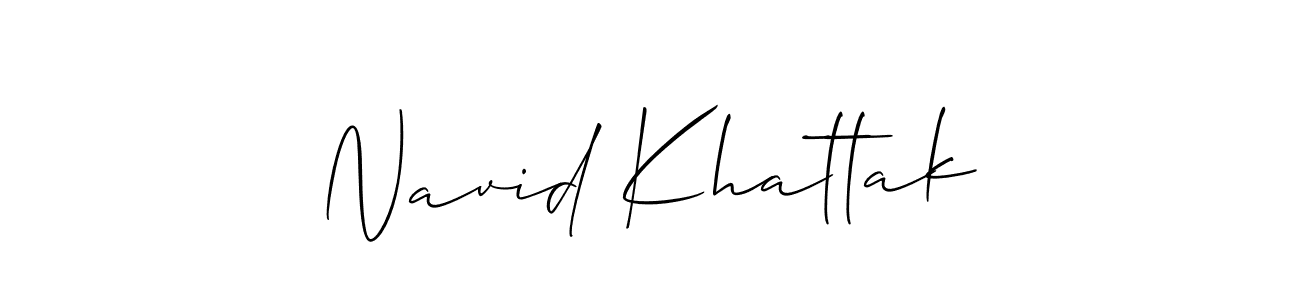 It looks lik you need a new signature style for name Navid Khattak. Design unique handwritten (Allison_Script) signature with our free signature maker in just a few clicks. Navid Khattak signature style 2 images and pictures png