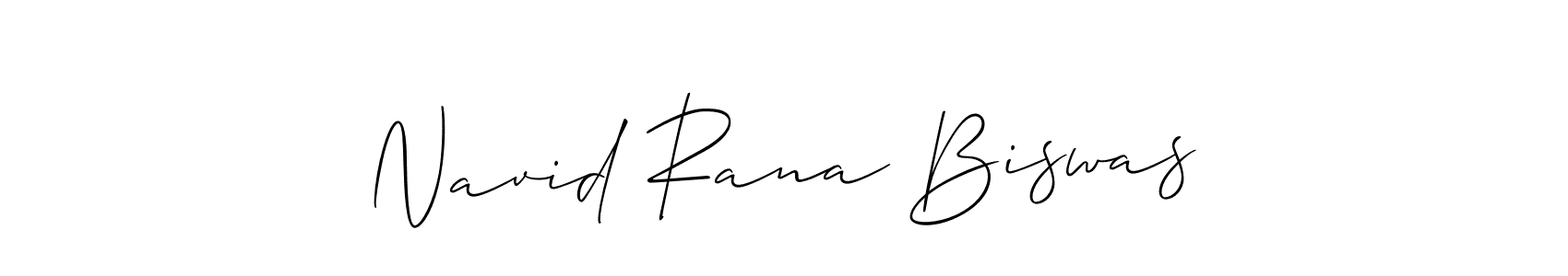 How to Draw Navid Rana Biswas signature style? Allison_Script is a latest design signature styles for name Navid Rana Biswas. Navid Rana Biswas signature style 2 images and pictures png