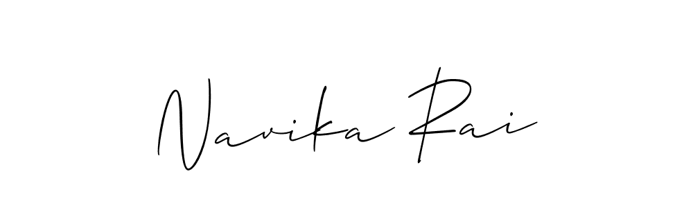 You should practise on your own different ways (Allison_Script) to write your name (Navika Rai) in signature. don't let someone else do it for you. Navika Rai signature style 2 images and pictures png