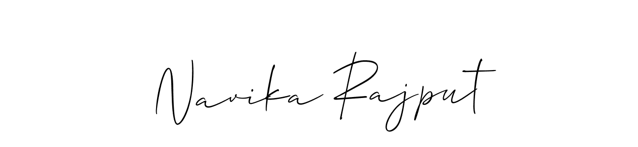 Similarly Allison_Script is the best handwritten signature design. Signature creator online .You can use it as an online autograph creator for name Navika Rajput. Navika Rajput signature style 2 images and pictures png