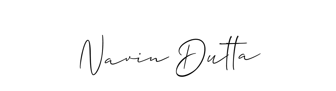 Also You can easily find your signature by using the search form. We will create Navin Dutta name handwritten signature images for you free of cost using Allison_Script sign style. Navin Dutta signature style 2 images and pictures png