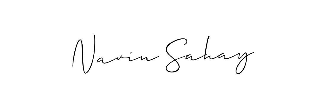 Once you've used our free online signature maker to create your best signature Allison_Script style, it's time to enjoy all of the benefits that Navin Sahay name signing documents. Navin Sahay signature style 2 images and pictures png