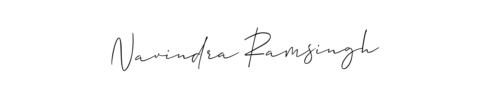 You should practise on your own different ways (Allison_Script) to write your name (Navindra Ramsingh) in signature. don't let someone else do it for you. Navindra Ramsingh signature style 2 images and pictures png