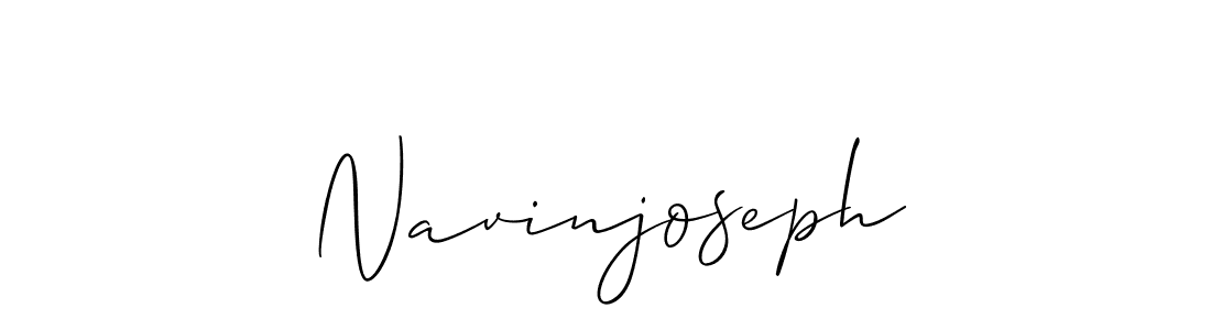 Allison_Script is a professional signature style that is perfect for those who want to add a touch of class to their signature. It is also a great choice for those who want to make their signature more unique. Get Navinjoseph name to fancy signature for free. Navinjoseph signature style 2 images and pictures png