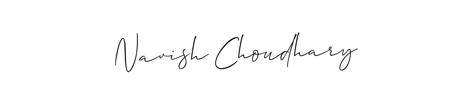 Once you've used our free online signature maker to create your best signature Allison_Script style, it's time to enjoy all of the benefits that Navish Choudhary name signing documents. Navish Choudhary signature style 2 images and pictures png