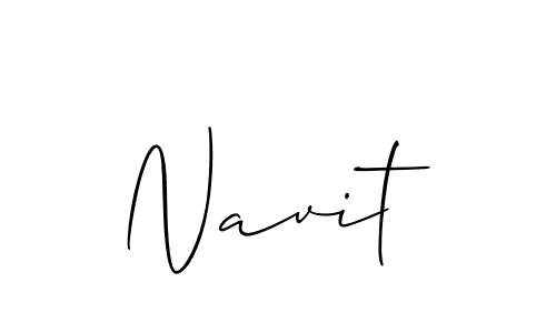 How to make Navit name signature. Use Allison_Script style for creating short signs online. This is the latest handwritten sign. Navit signature style 2 images and pictures png