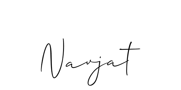 Create a beautiful signature design for name Navjat. With this signature (Allison_Script) fonts, you can make a handwritten signature for free. Navjat signature style 2 images and pictures png