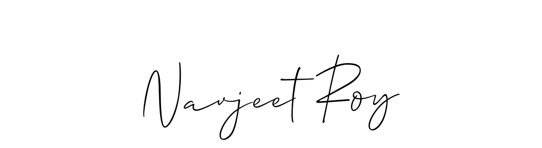 How to make Navjeet Roy signature? Allison_Script is a professional autograph style. Create handwritten signature for Navjeet Roy name. Navjeet Roy signature style 2 images and pictures png