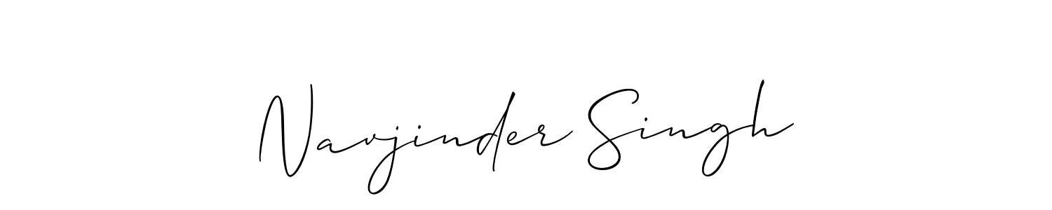 Design your own signature with our free online signature maker. With this signature software, you can create a handwritten (Allison_Script) signature for name Navjinder Singh. Navjinder Singh signature style 2 images and pictures png