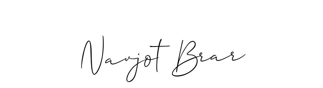 It looks lik you need a new signature style for name Navjot Brar. Design unique handwritten (Allison_Script) signature with our free signature maker in just a few clicks. Navjot Brar signature style 2 images and pictures png