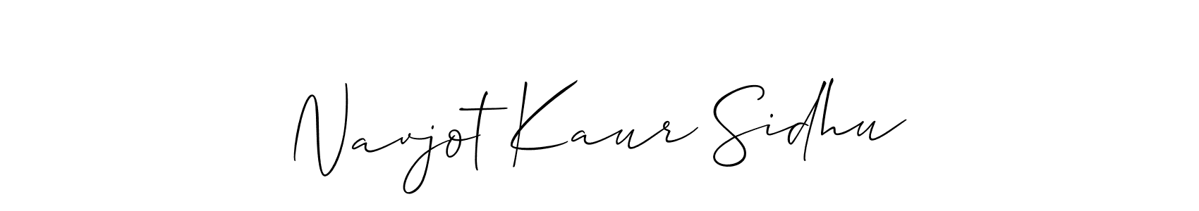 It looks lik you need a new signature style for name Navjot Kaur Sidhu. Design unique handwritten (Allison_Script) signature with our free signature maker in just a few clicks. Navjot Kaur Sidhu signature style 2 images and pictures png
