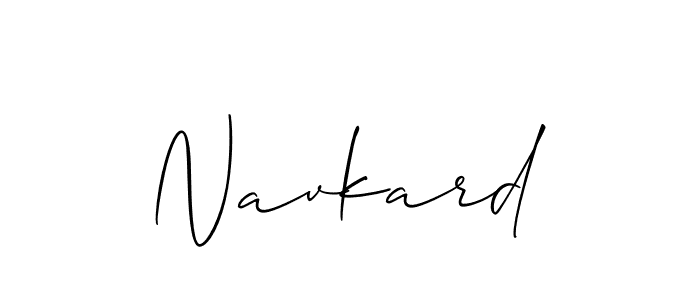 Also You can easily find your signature by using the search form. We will create Navkard name handwritten signature images for you free of cost using Allison_Script sign style. Navkard signature style 2 images and pictures png