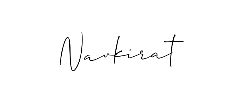 Make a beautiful signature design for name Navkirat. With this signature (Allison_Script) style, you can create a handwritten signature for free. Navkirat signature style 2 images and pictures png
