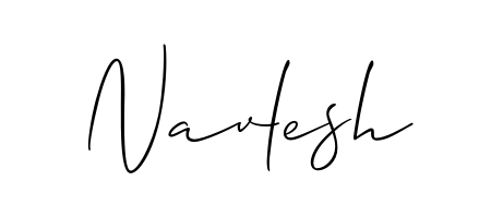 The best way (Allison_Script) to make a short signature is to pick only two or three words in your name. For converting this name Navlesh. Navlesh signature style 2 images and pictures png