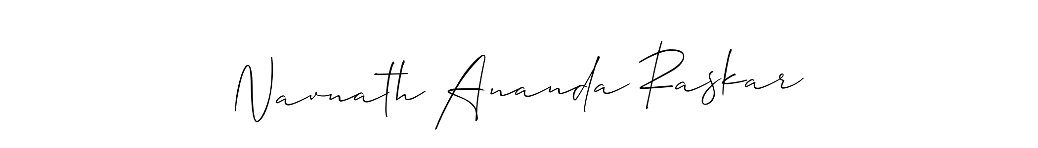 Similarly Allison_Script is the best handwritten signature design. Signature creator online .You can use it as an online autograph creator for name Navnath Ananda Raskar. Navnath Ananda Raskar signature style 2 images and pictures png