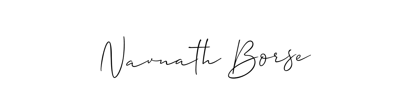 It looks lik you need a new signature style for name Navnath Borse. Design unique handwritten (Allison_Script) signature with our free signature maker in just a few clicks. Navnath Borse signature style 2 images and pictures png