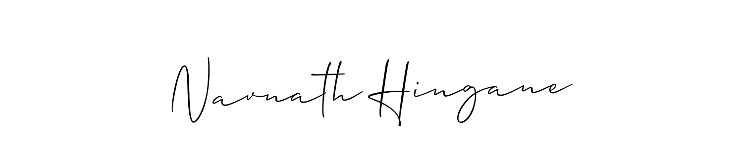 You can use this online signature creator to create a handwritten signature for the name Navnath Hingane. This is the best online autograph maker. Navnath Hingane signature style 2 images and pictures png