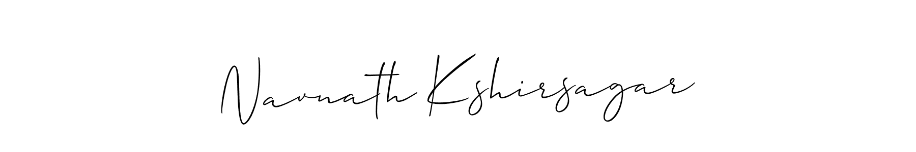 Create a beautiful signature design for name Navnath Kshirsagar. With this signature (Allison_Script) fonts, you can make a handwritten signature for free. Navnath Kshirsagar signature style 2 images and pictures png