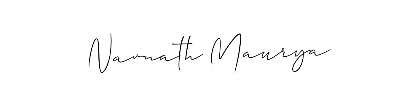 How to Draw Navnath Maurya signature style? Allison_Script is a latest design signature styles for name Navnath Maurya. Navnath Maurya signature style 2 images and pictures png