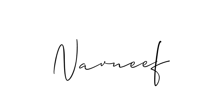 Use a signature maker to create a handwritten signature online. With this signature software, you can design (Allison_Script) your own signature for name Navneef. Navneef signature style 2 images and pictures png