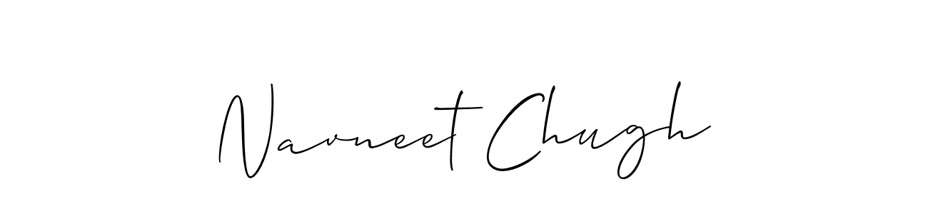 Make a beautiful signature design for name Navneet Chugh. Use this online signature maker to create a handwritten signature for free. Navneet Chugh signature style 2 images and pictures png