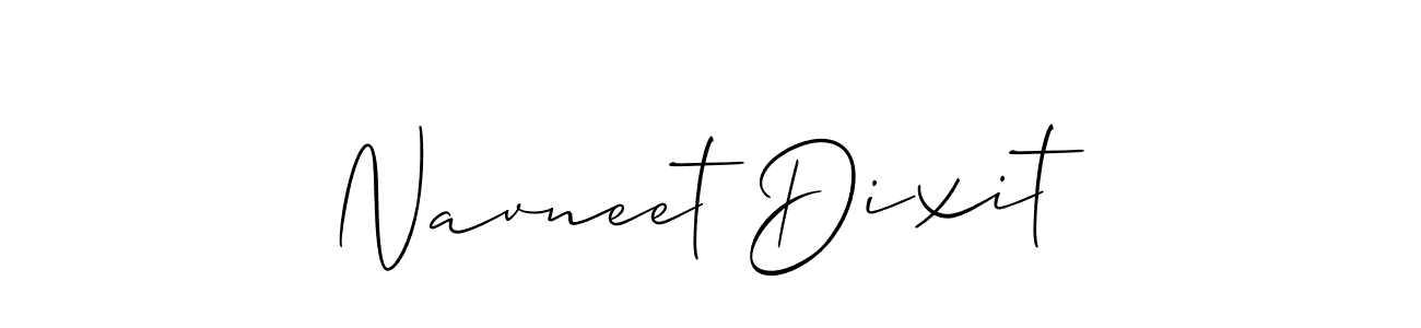 Create a beautiful signature design for name Navneet Dixit. With this signature (Allison_Script) fonts, you can make a handwritten signature for free. Navneet Dixit signature style 2 images and pictures png