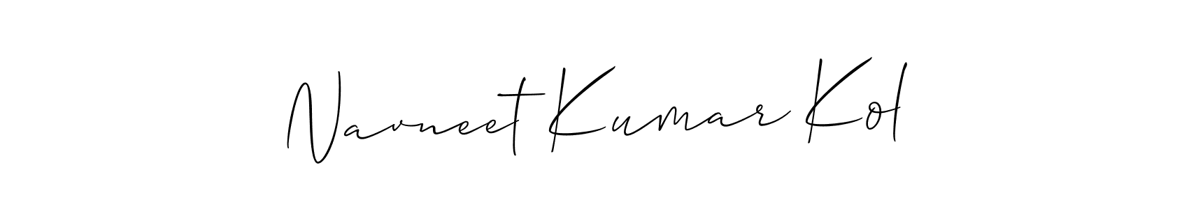 Here are the top 10 professional signature styles for the name Navneet Kumar Kol. These are the best autograph styles you can use for your name. Navneet Kumar Kol signature style 2 images and pictures png