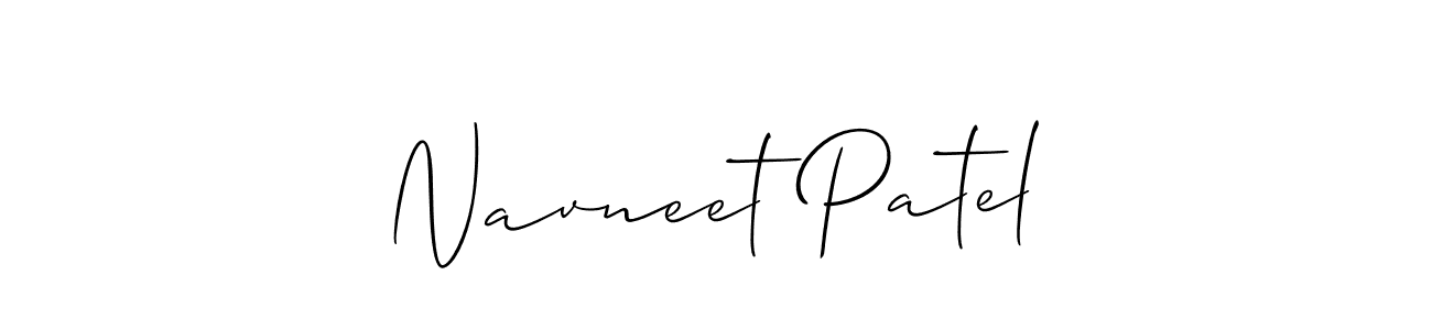 Make a short Navneet Patel signature style. Manage your documents anywhere anytime using Allison_Script. Create and add eSignatures, submit forms, share and send files easily. Navneet Patel signature style 2 images and pictures png