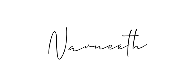 Also we have Navneeth name is the best signature style. Create professional handwritten signature collection using Allison_Script autograph style. Navneeth signature style 2 images and pictures png