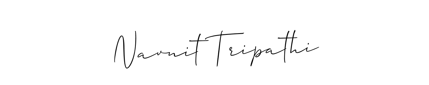 How to Draw Navnit Tripathi signature style? Allison_Script is a latest design signature styles for name Navnit Tripathi. Navnit Tripathi signature style 2 images and pictures png